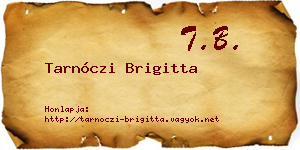 Tarnóczi Brigitta névjegykártya